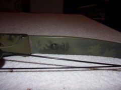 Vintage Bear Whitetail Hunter Green Camo Compound Bow