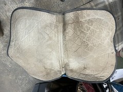 All Purpose English Saddle Pad Yellow Animal Print Tiger Stripe