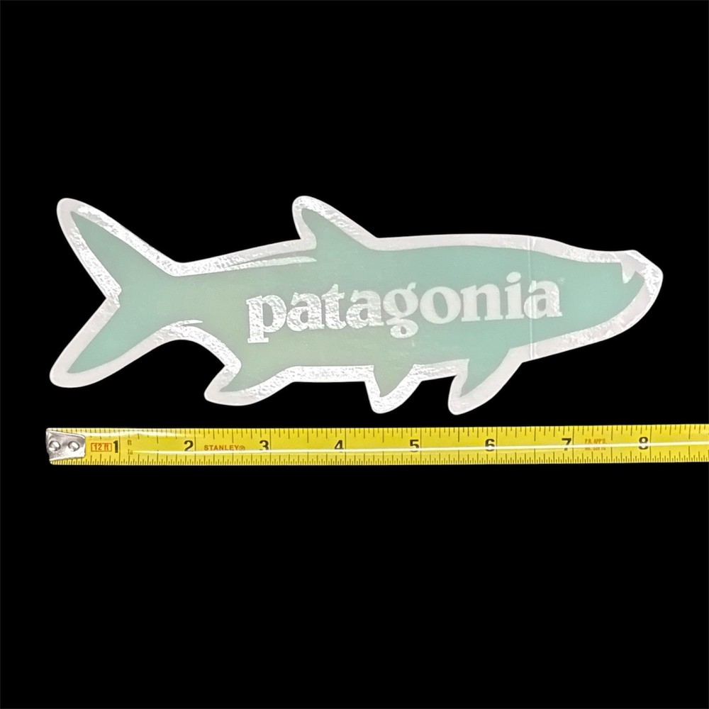 8″ Patagonia Trout /Steelhead Sticker · Turquoise · Fishing Diving Spearfishing