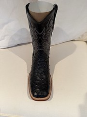 J.B. Dillon Reserve Ostrich Black Men’s Western Boots Size 9EE