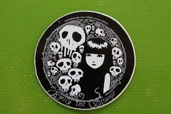 Emily Strange Posse Vampire Skulls Death OG Gothic Sexy Punk Girl Skate STICKER