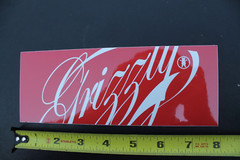 Grizzly Skateboard Grip Tape Coca Cola Coke Z65C Original Skateboarding STICKER