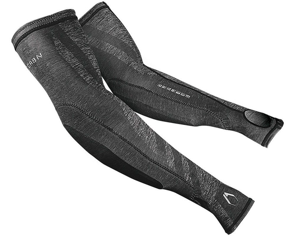 NEW Carbon CRBN SC Paintball Elbow Sleeves – Heather Grey – Large