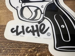 Vintage Cliche Skateboards American Icon Pistol sticker HUF Palace Marc McKee