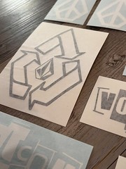 8 Volcom Black / White Stickers Skateboarding Decal Stickers Clothing Skate