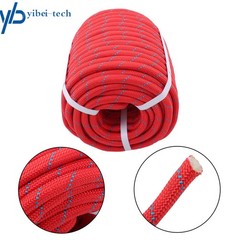 1/2in × 125ft Double Braided Polyester Rope Breaking Strength 8400 Pounds Red