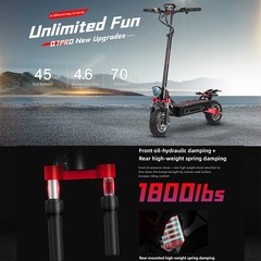 Electric Scooter for Adult 6000W Dual Motor 55MPH 60V 38AH Folding Fast Escoot
