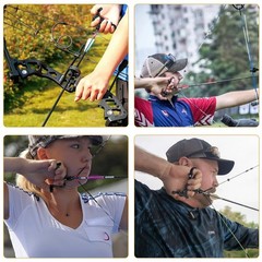 Archery Release Aid, 3/4 Finger Grip Thumb Trigger Caliper, Compound Bow Hunting