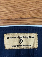 Devon Aire Breeches Womens Size 30 Riding Pants Blue White Equestrian NWT $100
