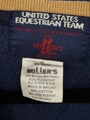 Miller’s United States Equestrian Team Sweatshirt Cardigan Men’s XL Vintage Navy