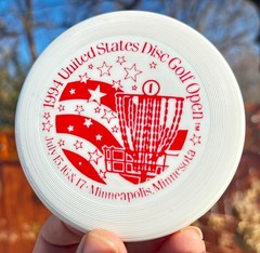 1994 United States Open New Wham-O MINI Disc Golf #44 (Free Frisbee Pin)