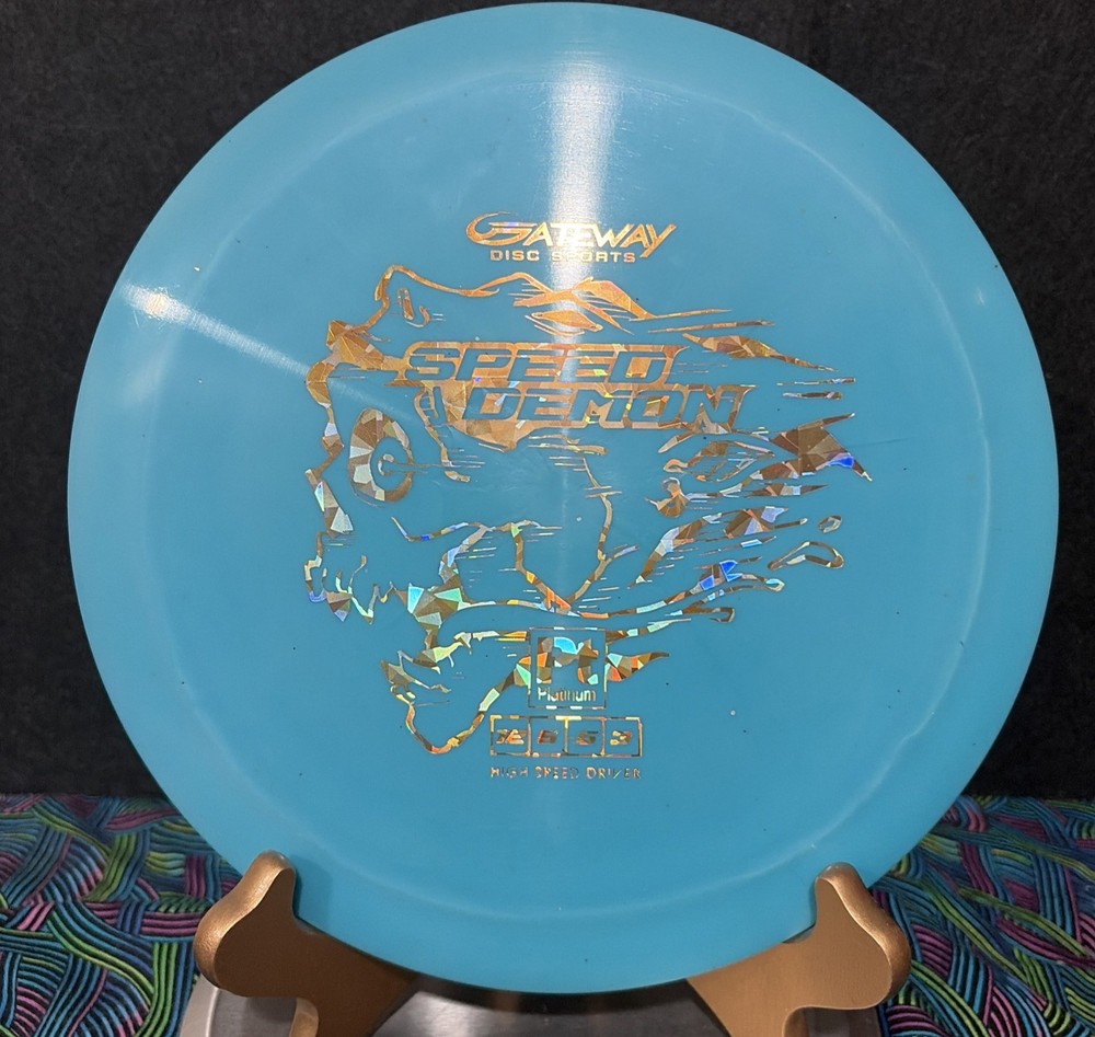New Gateway Discs Platinum Speed Demon Distance Driver Golf Disc 176g 12/5/-.5/3