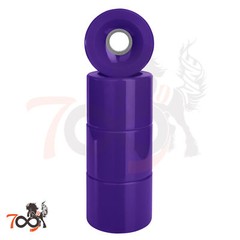 Cal 7 Skateboard Cruiser Purple Color 70mm 83a Wheel With Bearing