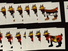 NEW Goat USA STICKER Rare April Fools Bundle Lot 38 TOTAL STICKERS – 10 Designs