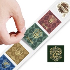 40Pcs Random Harry Potter Mini Hogwarts House Crests Label Stickers Gift Party