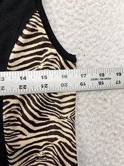 Kerrits Vest Womens Small Black Animal Print Full Zip Equestrian Horse Riding