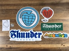 Lot Of 5 Thunder Skateboard Trucks Stickers Antihero Krooked Dlxsf