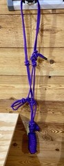 Formay Purple Knot rope halter w/8′ lead rope western , english tack