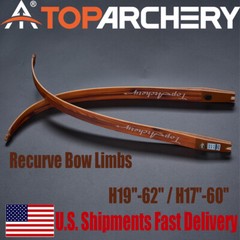 Archery Hunting Takedown ILF Limbs for RH Recurve Bow Limbs H19″-62″ / H17″-60″