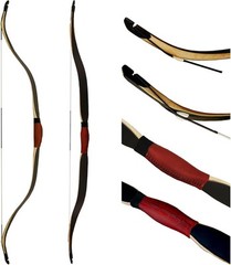 AF Archery 50″ Black Turkish Horsebow 30lbs Traditional Recurve for Outdoor