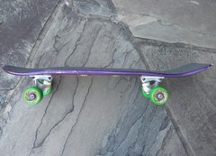 Santa Cruz Keith Meek Slasher Retro Reissue Purple Skateboard Complete Deck READ