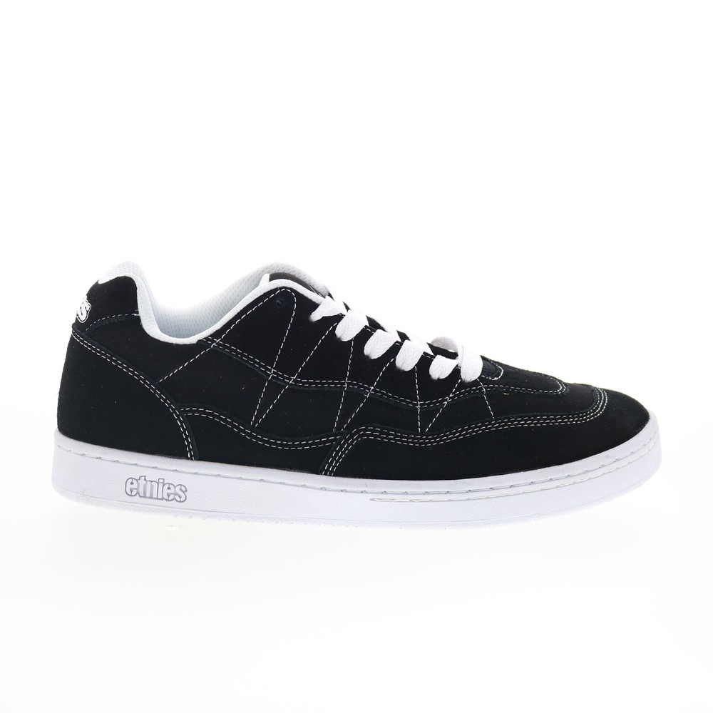 Etnies Snake 4101000581976 Mens Black Suede Skate Inspired Sneakers Shoes