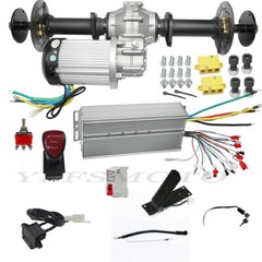 60V 2500W Differential Motor 32»Rear Axle Kit for ATV Quad Dirt Golf Cart Ebike