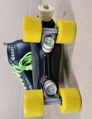 Vtg Labeda SP204 Roller Speed Skates Sz 6 Leather Quad Cruiser Pacer Derby