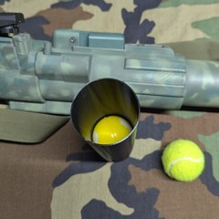 RB40 MK3 Ball Launcher Adapter, 40mm Launcher, 2″ Tennis Ball/Stress Ball