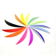 50pcs 5″ Archery Arrow Turkey Feathers Natural Fletches LW DIY Shaft Hunting