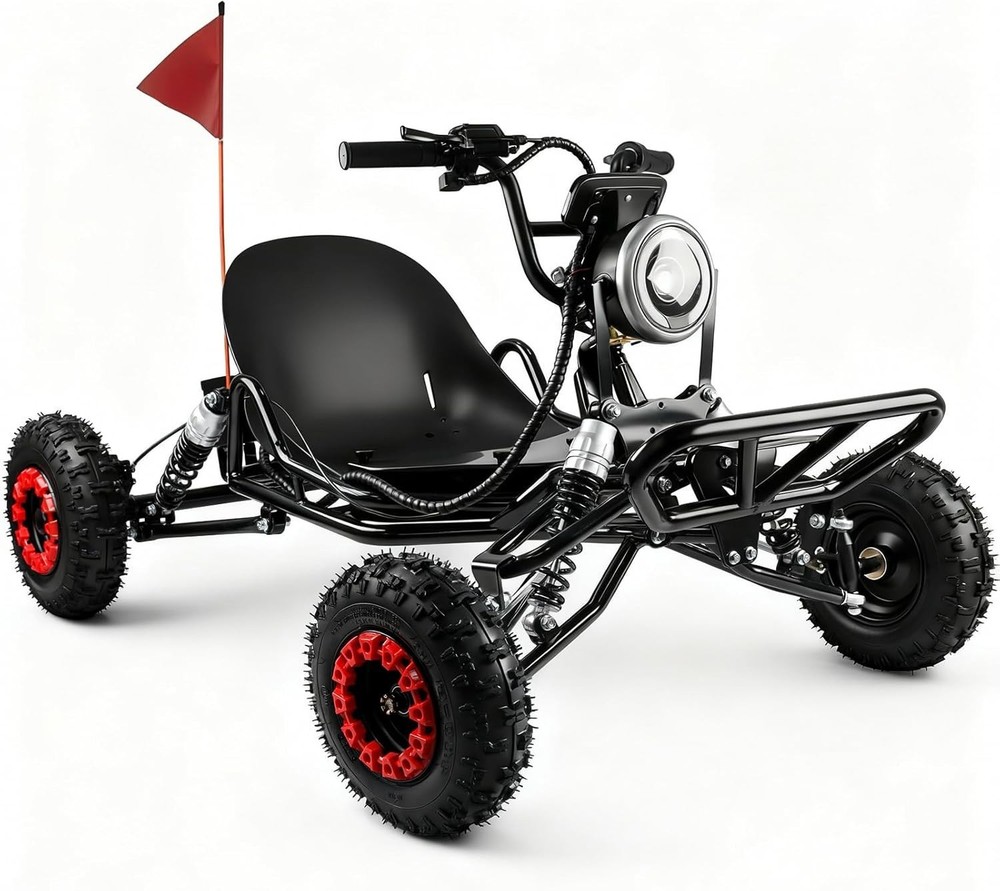 Electric Go Kart 2000W Motor Go Kart Premium Steel Tubular Frame 3 Speed 30MPH