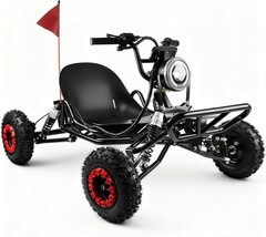 Electric Go Kart 2000W Motor Go Kart Premium Steel Tubular Frame 3 Speed 30MPH
