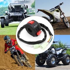 3 Function Left Starter Switch with 4 Wires Ignition Switch Key, Replacement