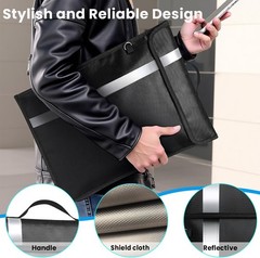 Faraday Bags EMP Proof,Anti-Tracking Faraday Bag For Phones&Laptops & Tablets…