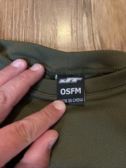 JT Padded Shirt Men’s OSFM Paintball Short Sleeve Olive Green One Size Fits Most
