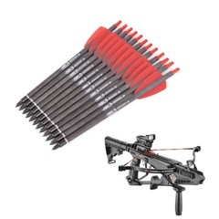 12pcs 7.5″inch Crossbow Bolts Carbon Arrows 2″ Vanes Sports Crossbow Hunting NEW