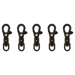 5pcs/bag Outdoor Tactics 360 Degree Mini Keychain Carabiner Clip Hanging