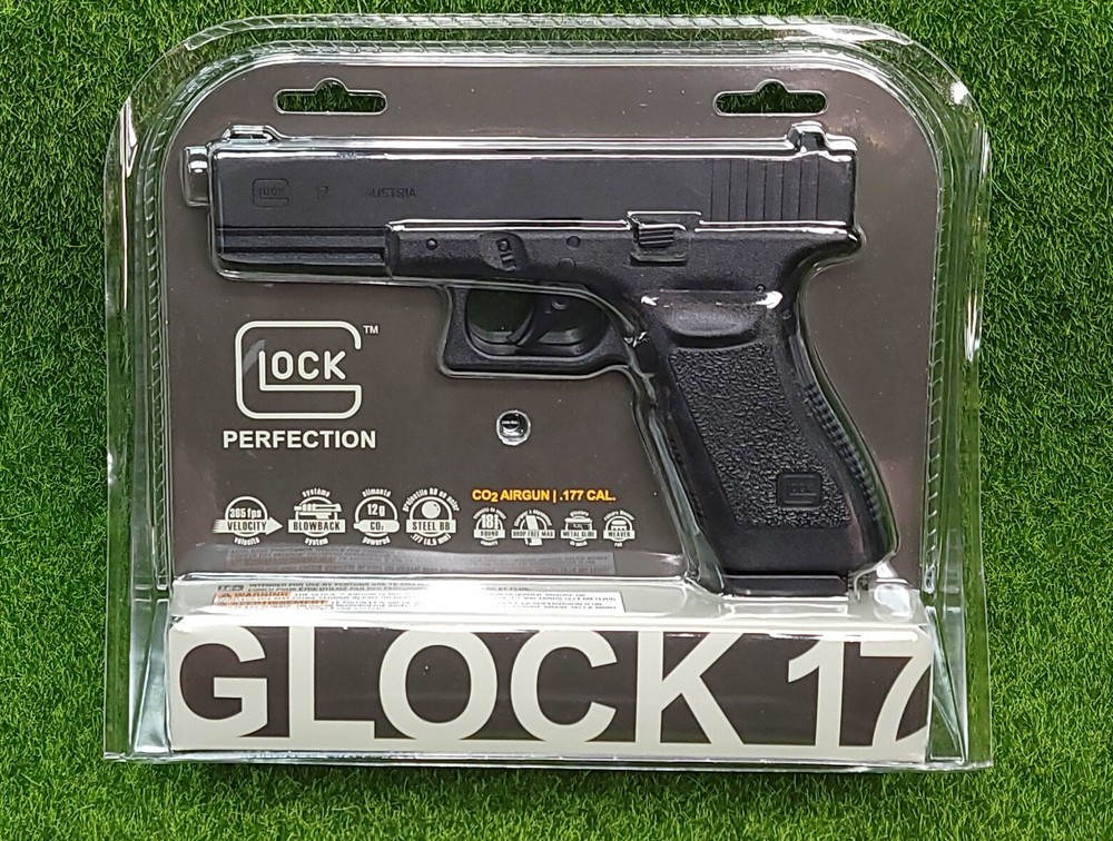 Umarex Glock 17 G17 Gen3 .177 CO2 Semi Auto BB Air Pistol, 365FPS – 2255208