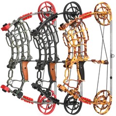 30-60lbs Compound Bow Steel Ball Arrows Dual-use Archery Hunting Fishing RH LH