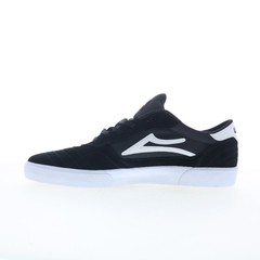 Lakai Cambridge Mens Black Suede Lace Up Skate Inspired Sneakers Shoes