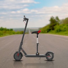 NEW Electric Scooter Seat Adjustable Saddle for Xiaomi M365 Scooter Red + Black