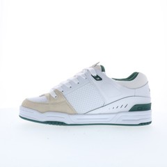 Globe Fusion GBFUS Mens White Leather Lace Up Skate Inspired Sneakers Shoes