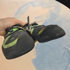Tenaya Mundaka Climbing Shoes Draxtor Men 7.5 Womens 8.5 EU 41 Black Green Spain