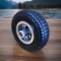 9×3.5 Rear Wheel Assembly Include Tire Tube Rim Sprocket Bearing