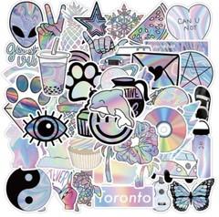 Mixed VSCO Holographic Cartoon Stickers Luggage Skateboard DIY Cute Graffiti