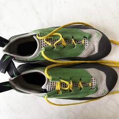 Evolv Spark Climbing Shoes Trax Rubber Green Lace Up Men’s US 10.5 EU 44