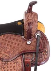 Premium Leather Western Barrel Racing Horse Saddle Tack Set Size 14″ to 18″