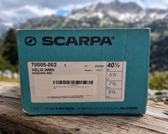 Scarpa Helix Women’s Rock Climbing Shoes Mandarin Red EU 40.5 New
