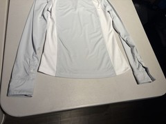 Equiline Top Women’s Small Gray 1/4 Zip Pullover Riding Equestrian Shirt Nylon
