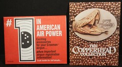 Accessories for your Crosman airgun, registration info, & Copperhead 2 Brochures
